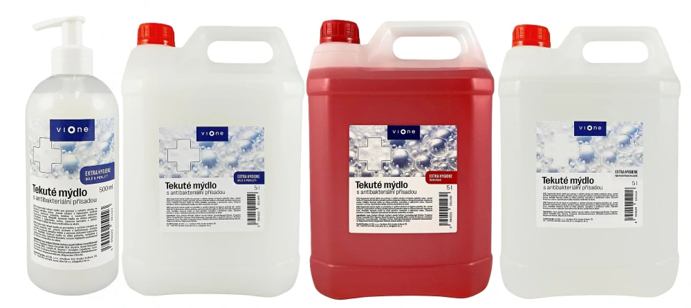 🧴 VIONE TM EXTRA HYGIENE – tekuté mýdlo s antibakteriální přísadou
