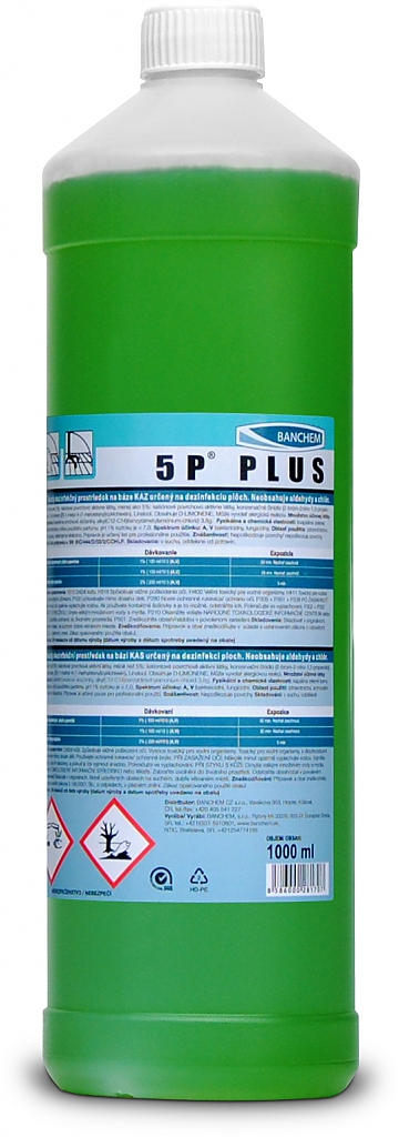 5P PLUS dezinfekce
