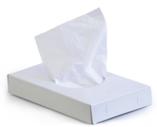 HYGIENICKÉ SÁČKY mikrotenové kazeta