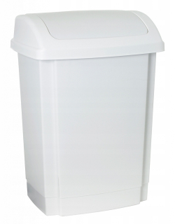 KOŠ NA ODPADKY hranatý s víkem KLIP 26l