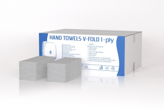 PAPÍROVÉ RUČNÍKY Z-Z - Šedá 