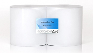 PRŮMYSLOVÁ ROLE 260 2-vrstvá celulóza bílá, 244m