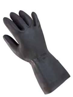 RUKAVICE SHIELD průmyslové černé gumové