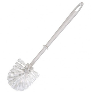 ŠTĚTKA NA WC bílá