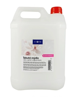 🧴 VIONE TEKUTÉ MÝDLO ROSE a MAGNOLIA – bílé s perletí