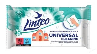 LINTEO vlhčené ubrousky ČISTICÍ UNIVERZÁLNÍ 40ks