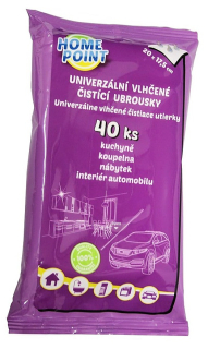 LINTEO vlhčené ubrousky ČISTICÍ UNIVERZÁLNÍ 40ks