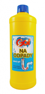 GO! na ODPADY tekutý 1l gel na čištění odpadů